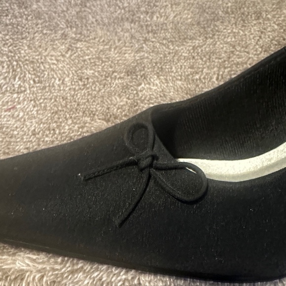 Naturalizer Black Square Toe Pumps with Bow Classic Comfort Heels - Picture 5 of 5